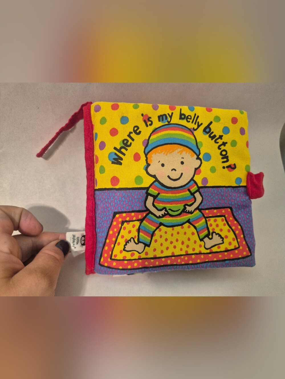*5/$25* Little Jellycat 'Where Is My Belly Button?' Book